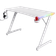 Trust GXT 709W Luminus RGB Gaming Skrivbord - White, 1200x600x740mm