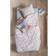 Mette Ditmer Align Bedding 140 x 200 cm Bright Red Dynetrekk Rød, Beige (200x140cm)