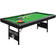 SereneLife 6-Ft Folding Pool Table Portable Billiard Sticks, Balls, Chalk, Brush Pool