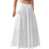 Shein Plus Casual Long White Skirt Autumn