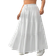 Shein Plus Casual Long White Skirt Autumn