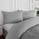 OHS Geometric Seersucker Duvet Cover Grey (230x220cm)