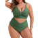 Shein Plus TwistFront Cami Bikini Set