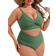 Shein Plus TwistFront Cami Bikini Set