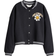 H&M Pige Grå Printed Sweatshirt Baseball Jacket - Grå