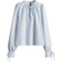 H&M Señoras Azul Blusa De Algodón - Azul