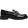 Stradivarius Sorte Loafers Med Spændedetalje