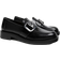Stradivarius Sorte Loafers Med Spændedetalje