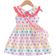 Shein Baby Girl Cute Floral Print Doll Collar Sleeveless Dress With Matching Bag For And Summer