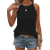 Shein Ärmelloser Tank Top mit Nackenbügel für den täglichen Sommer-Look