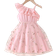 Shein Summer Girls Solid Color Ruffle Trim Embroidered Mesh Sundress