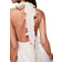 River Island Cream 3D Flower Halter Neck Mini Beach Dress - White