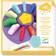 Djeco 12 Flower Crayons for Toddlers