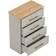August Grove Cleverdon Feya 4 94.6cm H X 69.6cm W X 38.8cm D Chest of Drawer 69.6x94.6cm