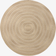 Ellos Ullteppe Kochi Round Hvit Beige 180cm