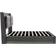 Fairmont Park Upholstered Bed Storage Bed With 2-in-1 Drawer Velvet Dark Gray 142x198cm