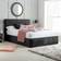 Birlea Crushed Velvet Ottoman Bed Frame - Black 127x210cm