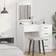 vidaXL Smykkebord Med LED-Lys Hvid 50 x 41 x 135 cm Toiletbord 50x41cm