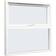 Sparvinduer FT0103 PVC Tophængte vinduer Vindue med 3-lags glas 40x90cm
