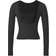 Shein Sexy Backless Long Sleeve Top