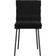 vidaXL Spisebordsstole 2 Stk Fløjl Sort Køkkenstol 83cm 2stk