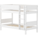 Flexa White Køjeseng Med Riller 90x200 Cm Hvid Våningssäng 110x210cm
