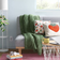 Room Essentials Channeled Plush Throw Blankets Green (60x50cm)
