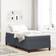 vidaXL Dunkelgrau 80x200 cm Cord-Stoff Rahmenbett 80x200cm