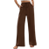 Shein Vacation Casual Solid Color Drawstring Waist Straight Leg Pants