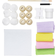 Panduro Hobby DIY-kit Ballerina Bunnies påskpyssel för söta 6 ballerina-kaniner