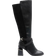 River Island Womens Black Heeled High Leg Boots Black