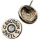 Shein Letter Detail Round Stud Earrings