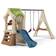 Step2 Play Up Gym Set Kids Outdoor Swing Set with Slide Plastic Play Set with Swings