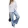 River Island Oversized Pocket Detail Shirt - White