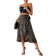 Shein All Over Print Tie Side Wrap Skirt