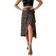 Shein All Over Print Tie Side Wrap Skirt