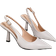 Shein Summer Womens Pointed Toe Low Heel Backless Sandals Korean Style Plaid Pattern Thick Heeled SlipOn Flats French Vamp Design Dress Shoes