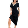 Shein pc Decorated Collar Short Sleeve Long Nightgown