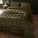 Catherine Lansfield Kingsley Matt Velvet Quilted Bedspread - One Size Bedspread Green (220x220cm)