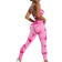 Shein Womens Seamless High Stretch Tie Dye Sports Set Random Print Crisscross Back Tank Top And Skinny Casual Yoga Pants