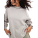 Daisy Street Relaxed Sweatshirt - Grey Marl