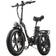 BURCHDA Bicicleta Eléctrica Plegable R8S 1000W45KM/H 20 Pulgadas Fatbike Unisex
