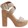 Shein Fashionable Summer High Heel WaterProof Platform Womens Sandals With Ankle Strap And WoodLike Heel Perfect For Nightclubs And Parties