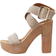 Shein Fashionable Summer High Heel WaterProof Platform Womens Sandals With Ankle Strap And WoodLike Heel Perfect For Nightclubs And Parties