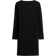 H&M U-Boot Ausschnitt Kleid mit Schwarz - Schwarz