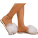 Shein Womens White Outdoor Fashion Wind Wrinkle Mesh OpenToe Comfortable RoundToe Flat Sandals For SpringSummer