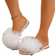 Shein Womens White Outdoor Fashion Wind Wrinkle Mesh OpenToe Comfortable RoundToe Flat Sandals For SpringSummer