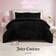 Juicy Couture Shaggy Faux Fur Comforter Set 3-Pc in Bedspread Black (233.7x228.6cm)
