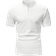Shein Mens Summer Business Casual Simple And Comfortable White Textured Fabric Breathable StandUp Collar Short Sleeve HotSelling Polo Shirt