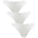 Lindex Pointelle Thong - White/Multi